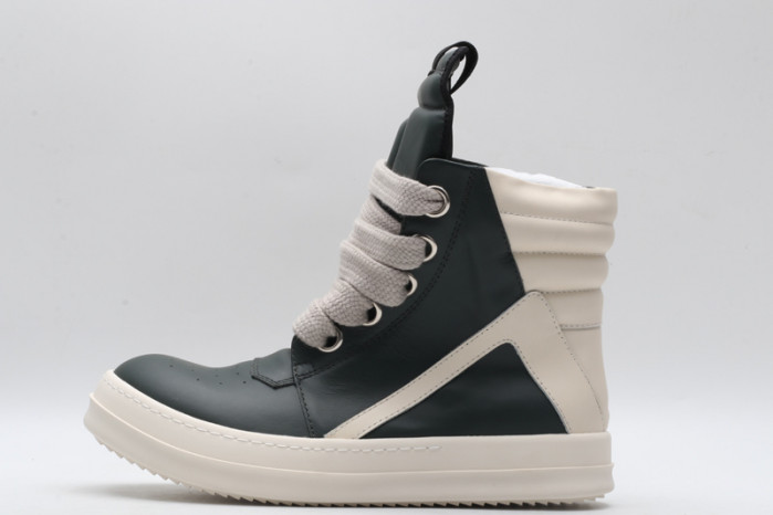 rick 0wens sneakers (dark green)