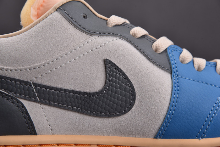 air jordan 1 low vintage unc grey - dz5376-469