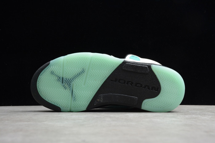 air jordan 5 retro island green  cn2932-100