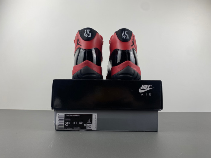 air jordan 11 retro “red black” ct8012-600