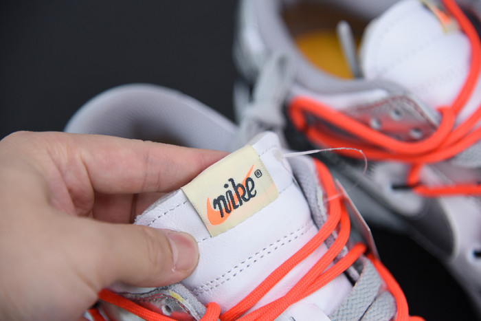off white x nike dunk sb low silver white ct0856-800