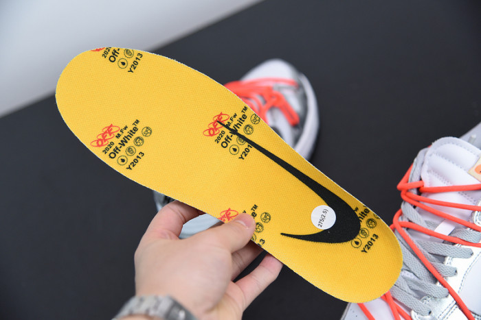 off white x nike dunk sb low silver white ct0856-800