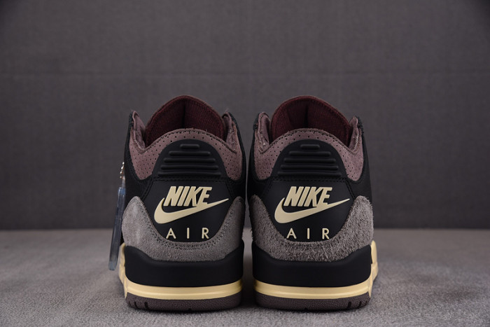 a ma maniere x air jordan 3 wmns "black" fz4811-001