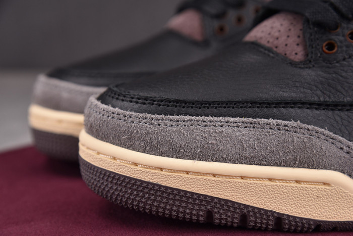 a ma maniere x air jordan 3 wmns "black" fz4811-001