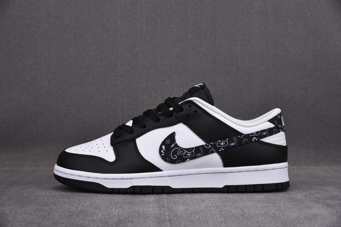 nike dunk low “black paisley” dh4401-100