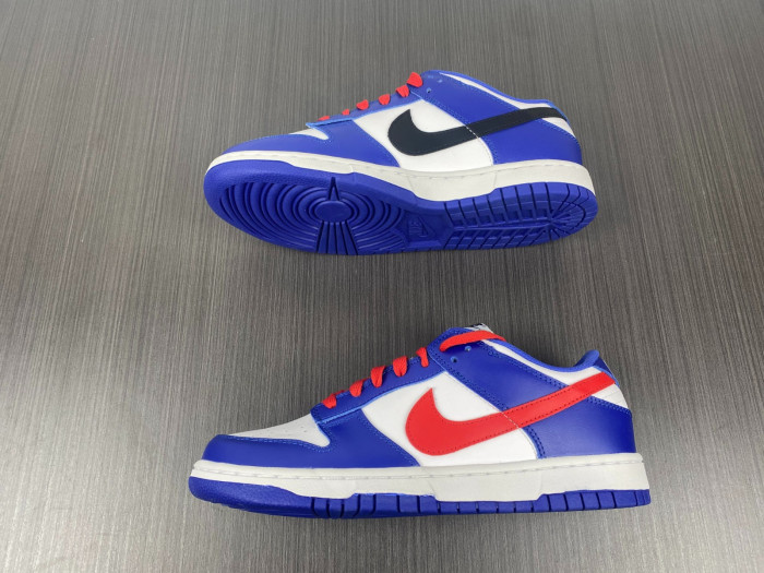 nike dunk low bright crimson game royal - cw1590-104