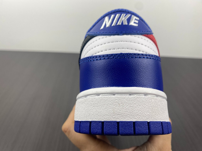 nike dunk low bright crimson game royal - cw1590-104