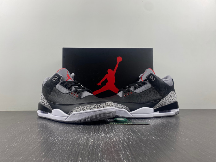 air jordan 3 retro black cement (2018) 854262-001