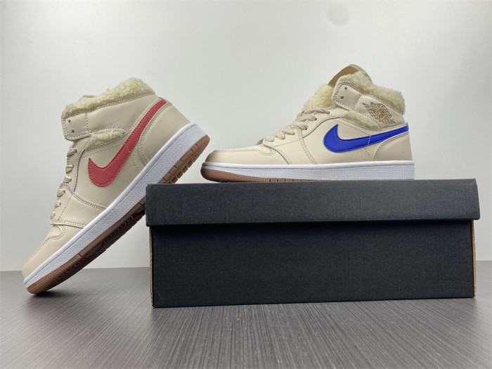 air jordan 1 mid gs "fleece" do2207-264