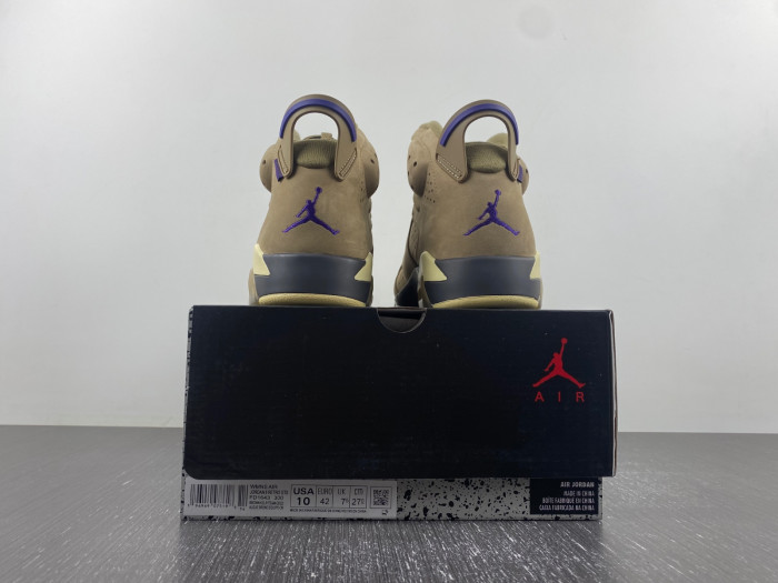 air jordan 6 gore-tex "brown kelp" fd1643-300