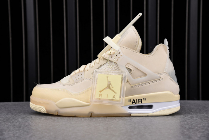 air jordan 4 retro ofw sail cv9388-100