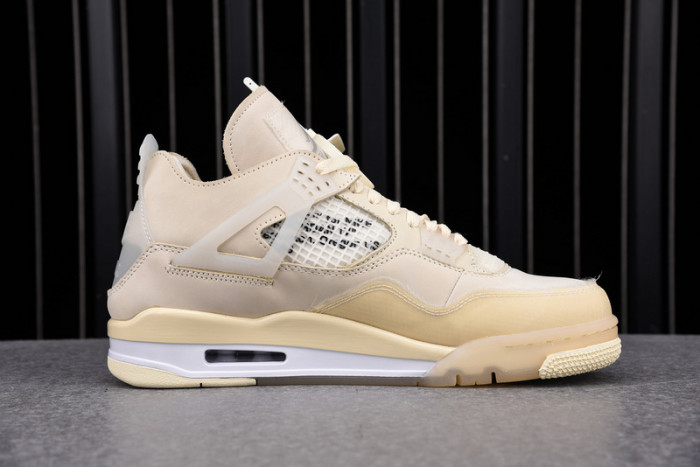 air jordan 4 retro ofw sail cv9388-100