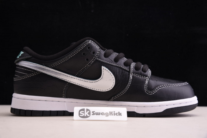 nike sb dunk low diamond S*pply co black diamond bv1310-001