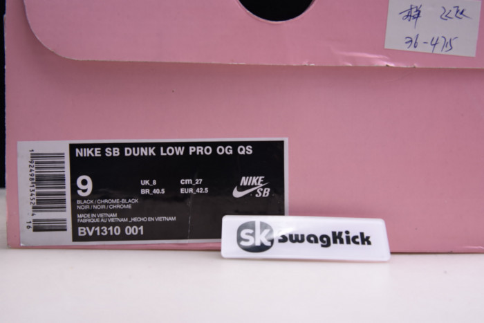 nike sb dunk low diamond S*pply co black diamond bv1310-001