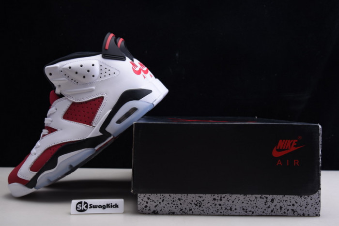 air jordan 6 retro carmine (2021) ct8529-106