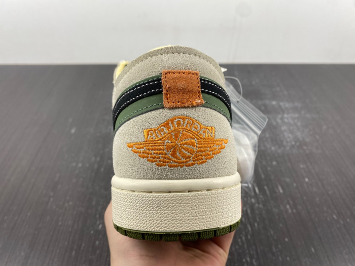air jordan 1 low craft se “light olive” fd6819-300