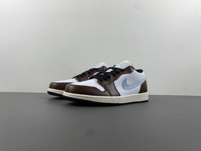 air jordan 1 low se ''mocha blue grey'' fq8156-142