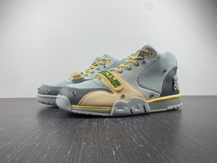 nike air trainer 1 sp travis scott grey haze  dr7515-001