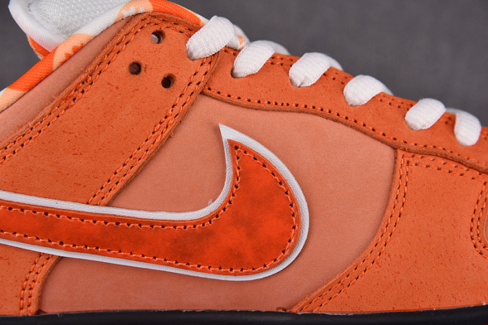 concepts x nike sb dunk low orange lobster fd8776-800