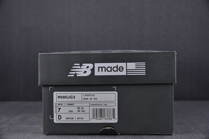 joe freshgoods x new balance 990 v3“outside clothes” m990jg3