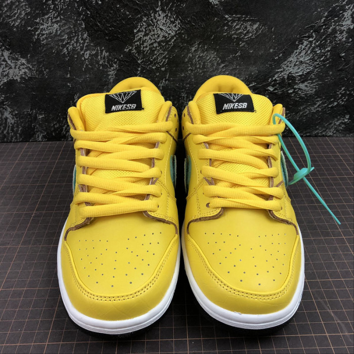 nike sb dunk low diamond S*pply co canary diamond (friends and family)  bv1310-700