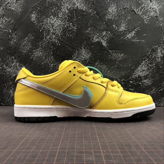 nike sb dunk low diamond S*pply co canary diamond (friends and family)  bv1310-700