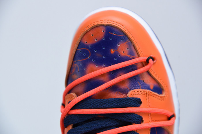 ofw x nike sb dunk low orange perple white  ct0856-801