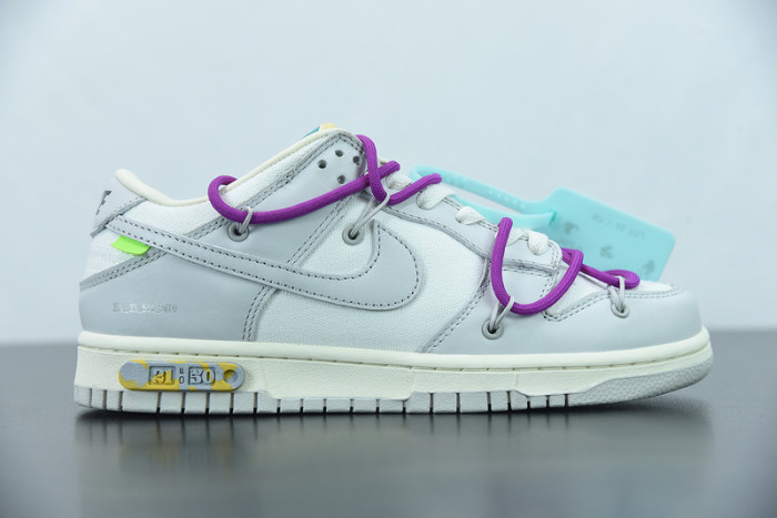 ofw x dunk low ''lot 21 of 50'' - nike - dm1602 100