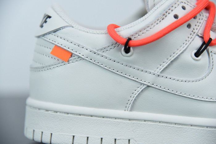 nike dunk low ofw white ct0856- 900