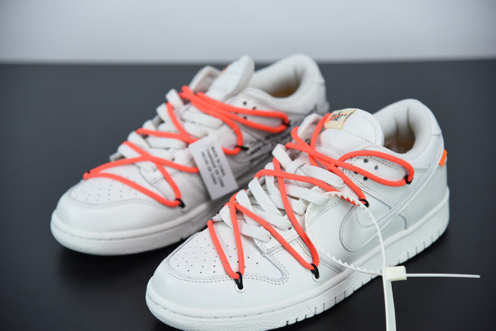 nike dunk low ofw white ct0856- 900