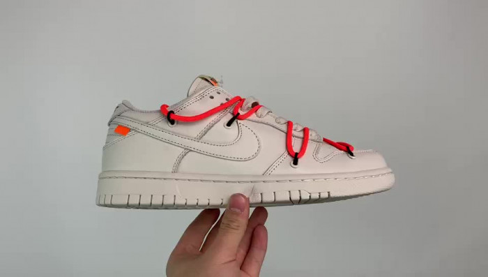 nike dunk low ofw white ct0856- 900