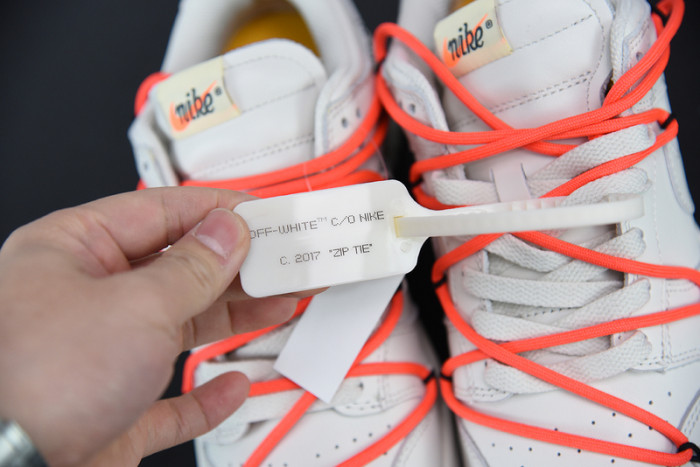 nike dunk low ofw white ct0856- 900