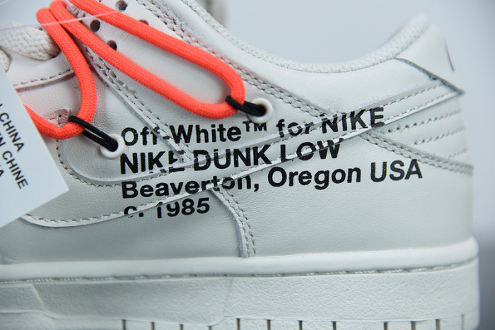 nike dunk low ofw white ct0856- 900