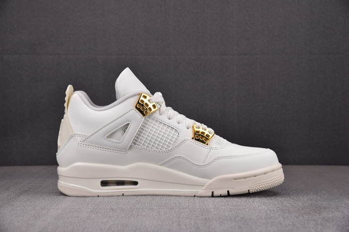air jordan 4 retro metallic gold  aq9129-170