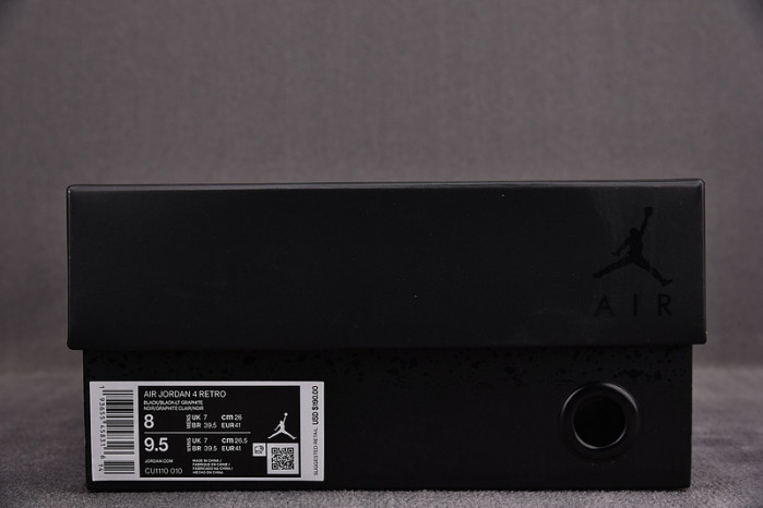 air jordan 4 retro black cat (2020)  cu1110-010