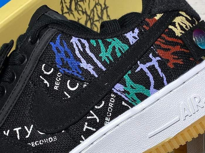 travis scott x nike air force 1 low cactus jack  cn2405-001