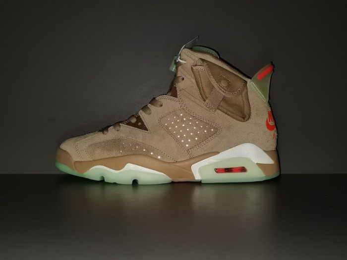 jordan 6 retro travis scott british khaki - dh0690-200