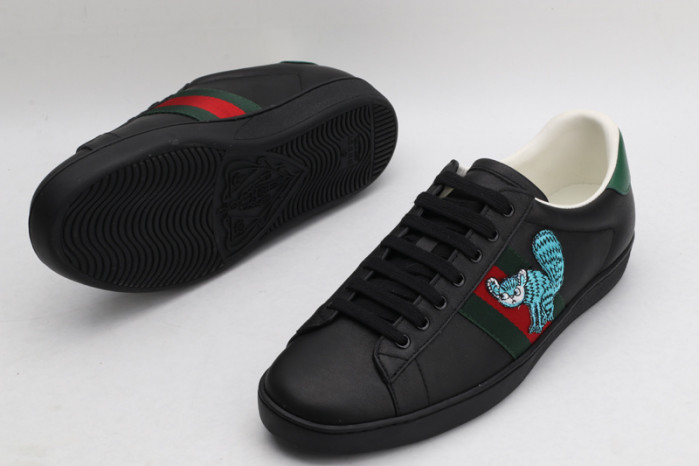 gucc ace embroidered low-top sneaker