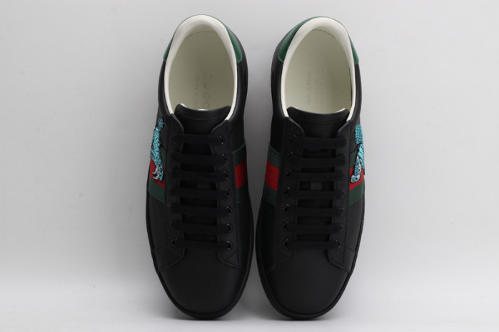 gucc ace embroidered low-top sneaker