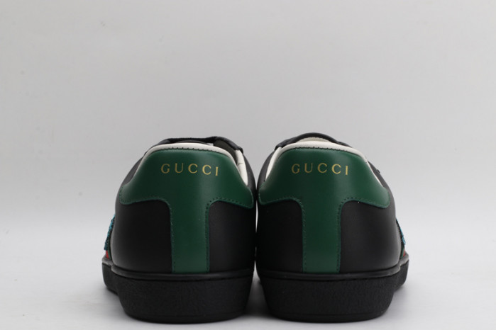 gucc ace embroidered low-top sneaker