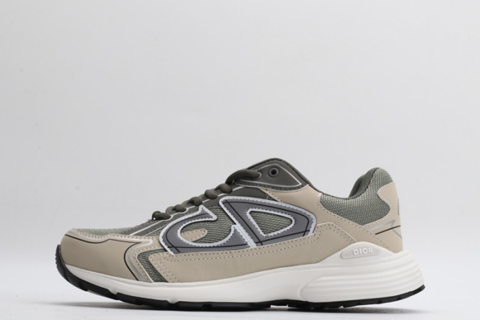 b30 sneaker olive mesh and cream