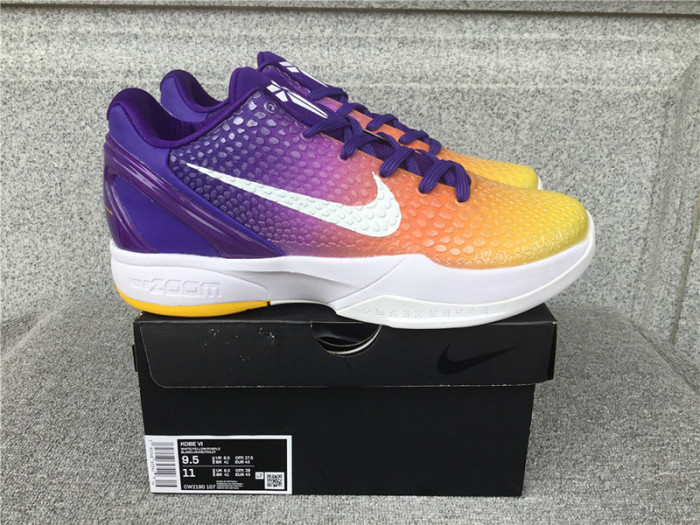 nike kobe 6 elite low multi-color cw2190-107