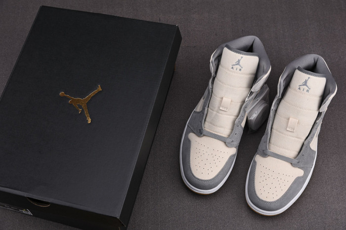 jordan 1 mid se coconut milk particle grey - dn4281-100