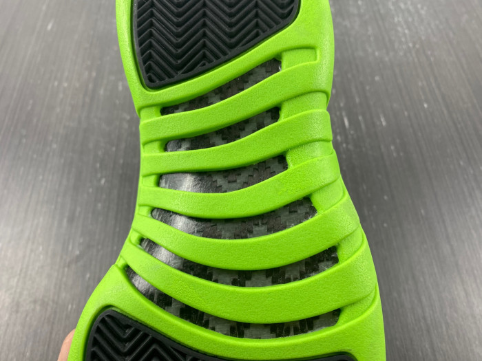 air jordan 12 black and green