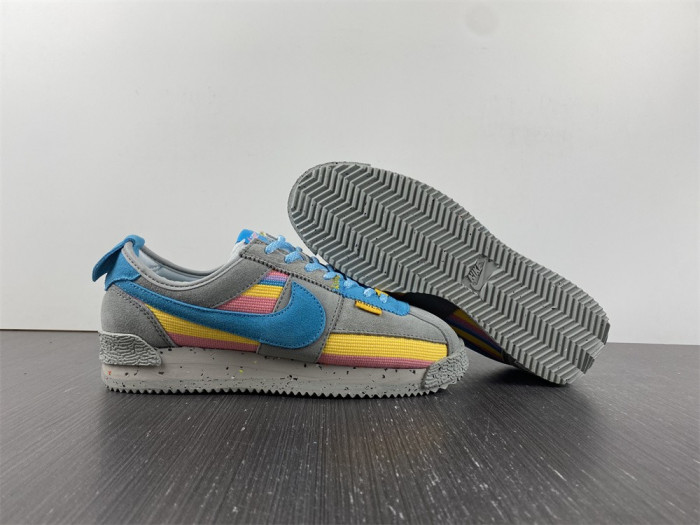 union x nike cortez blue pink dr1413-002