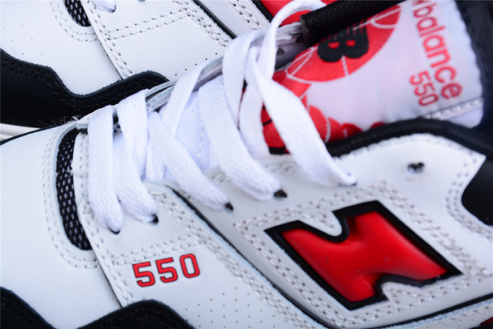 new balance 550 white red black bb550hr1