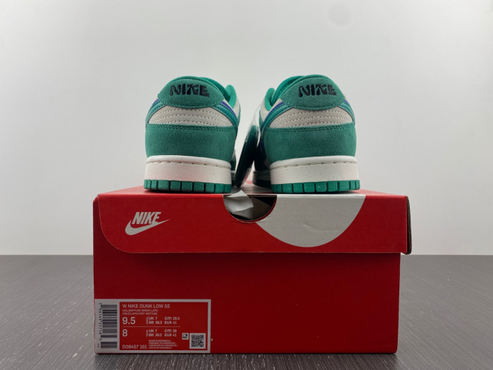 nike dunk low se 85 neptune green wmns do9457-101