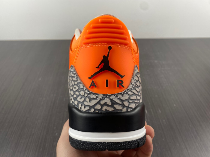 nike air jordan 3 retro orange white cement grey ct8532-801