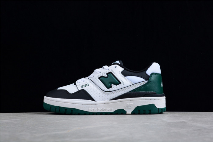 new balance 550 white green black - bb550le1