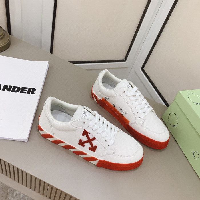 ofw calfskin vulcanized low sneakers